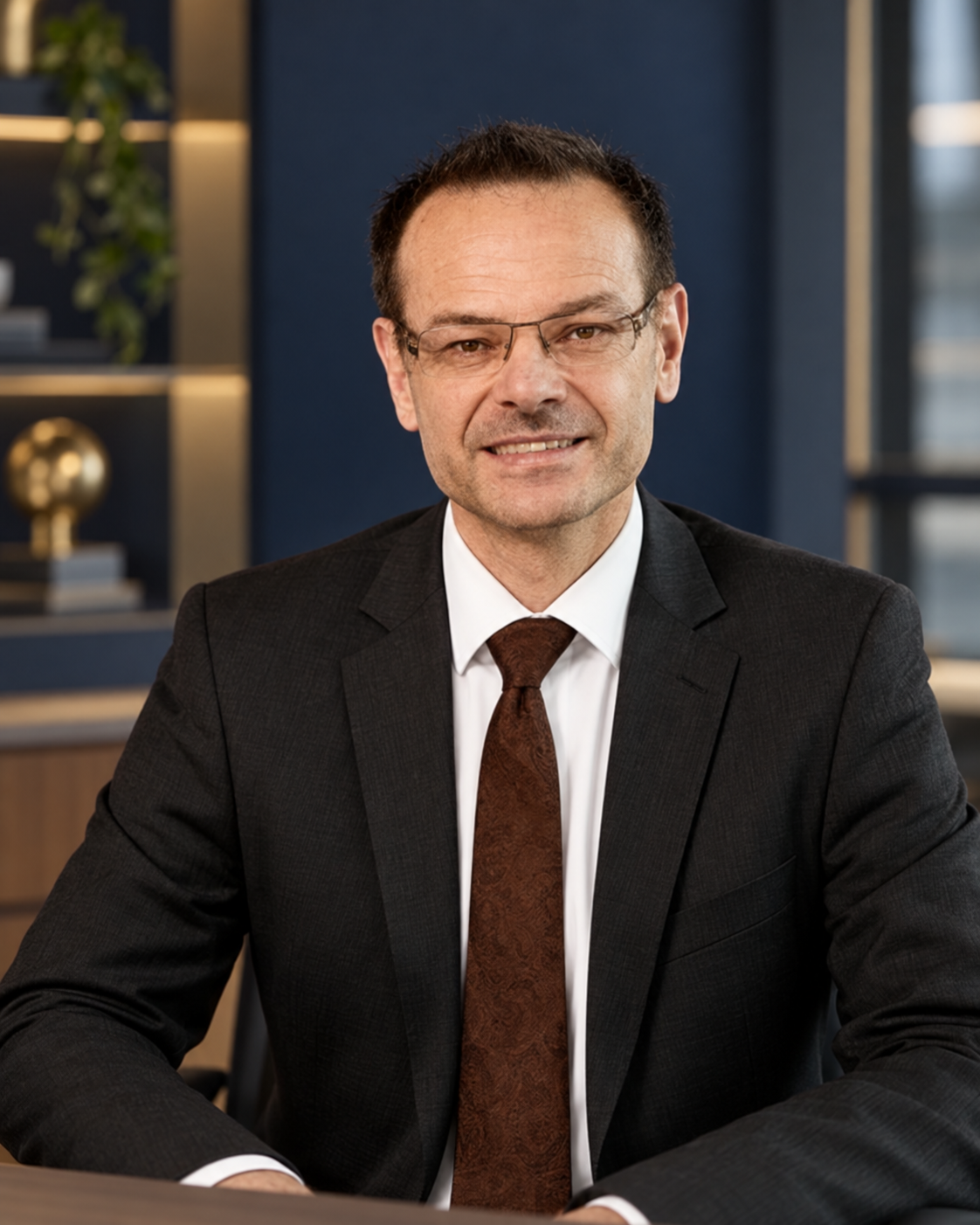 Werner Wonisch professional business portrait in a modern office setting