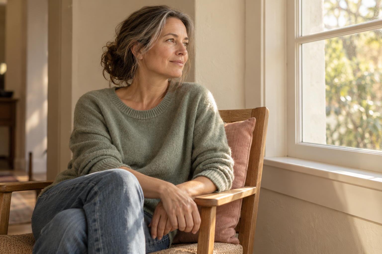 professional health coach mentoring woman in a bright modern studio setting