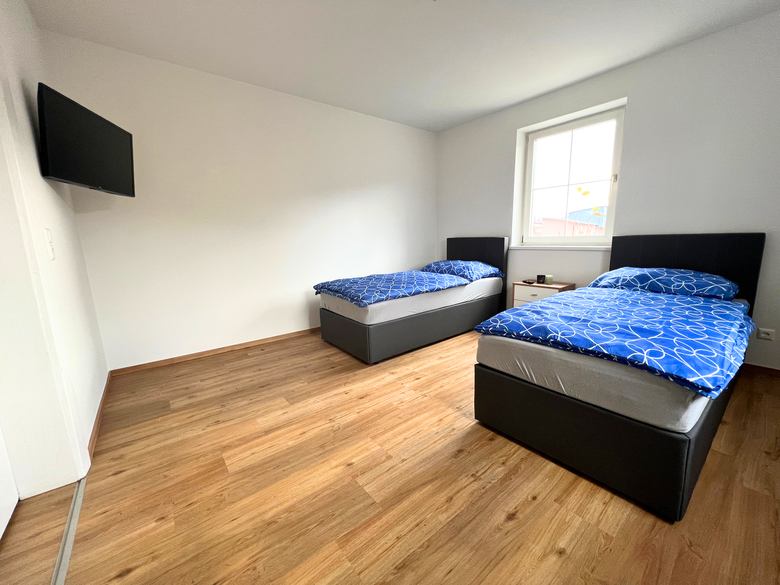 Monteurzimmer in Leoben mit zwei Einzelbetten